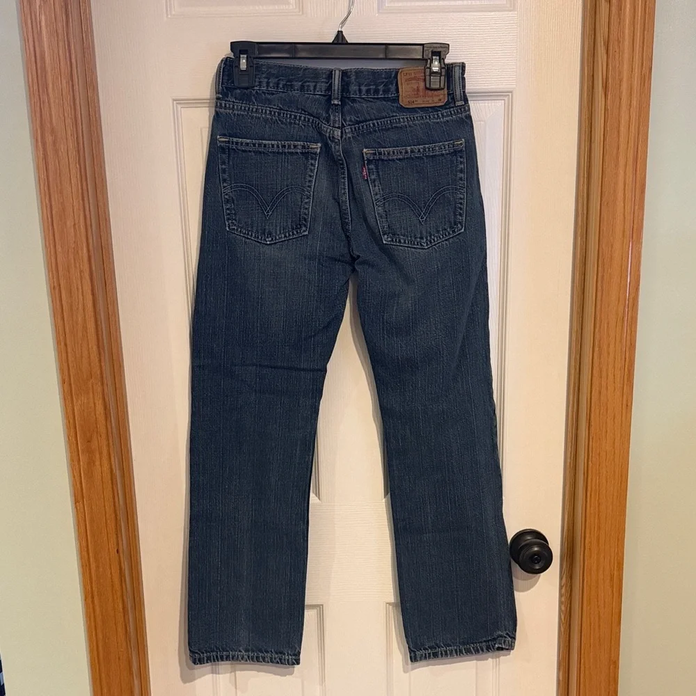 310 Levi’s 514 Slim Straight Jeans Men’s 28x28 Dark Wash Denim Classic Fit